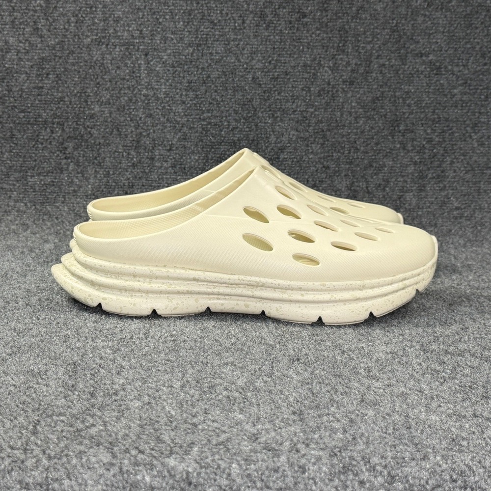 Kane Revive OB Open Back Recovery Shoes Men's 13 Bone Cream Slip On Athletic